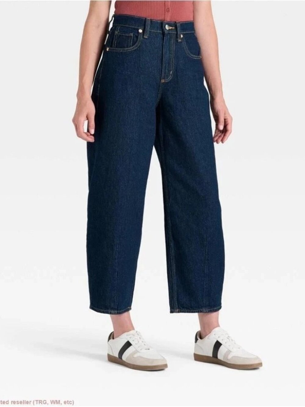 NWT Women's Universal Thread Size 6 High-Rise Easy Barrel Ankle Jeans